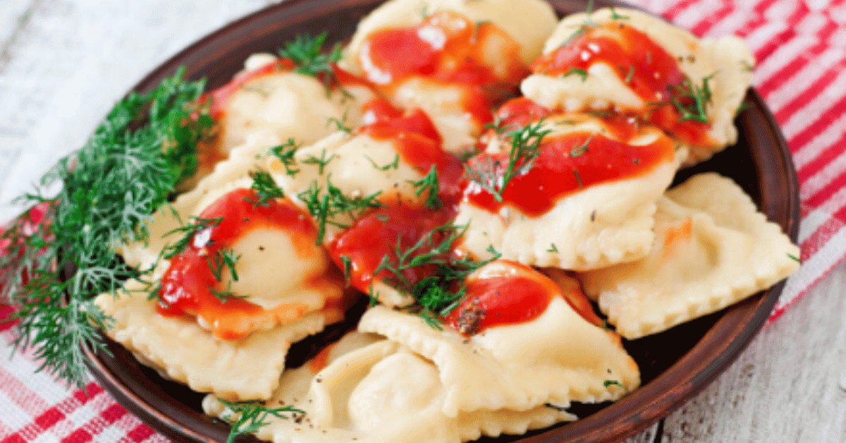 chicken ravioli