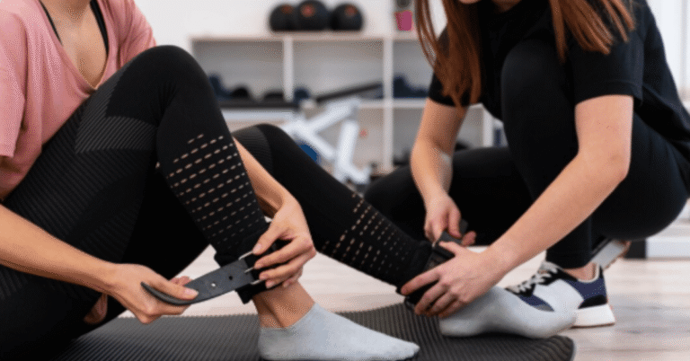 how to strap an ankle