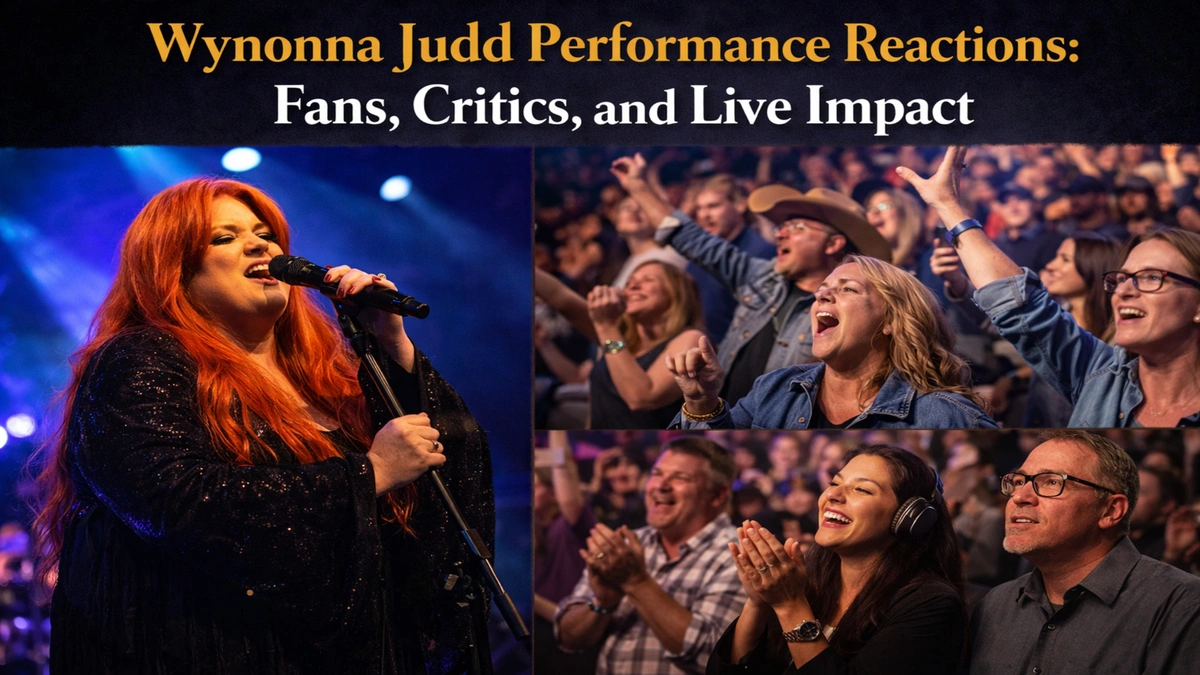 Wynonna Judd Performance Reactions